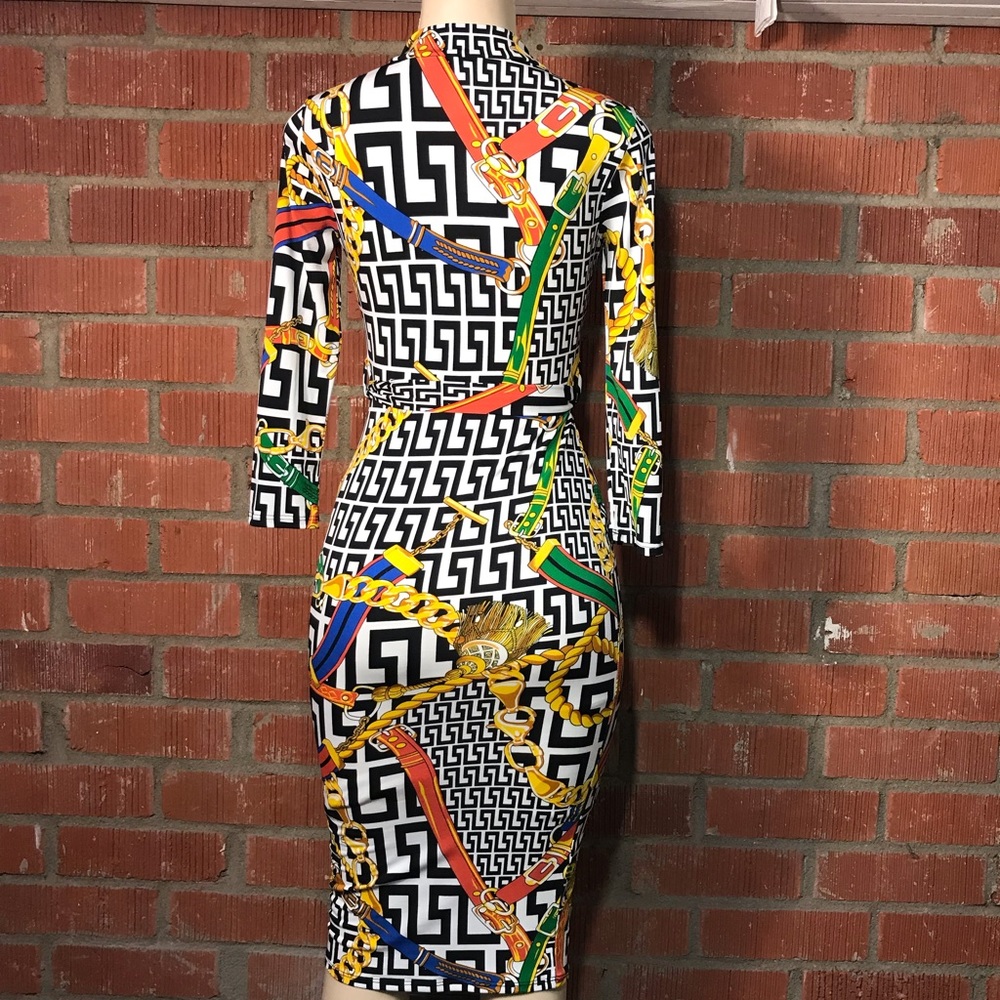 🌺Chain Me Midi Dress - Picture 6 of 7